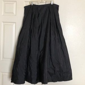 Black Taffeta Skirt